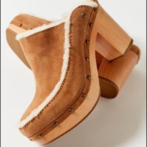 UGG Aubriana Shearling Clogs